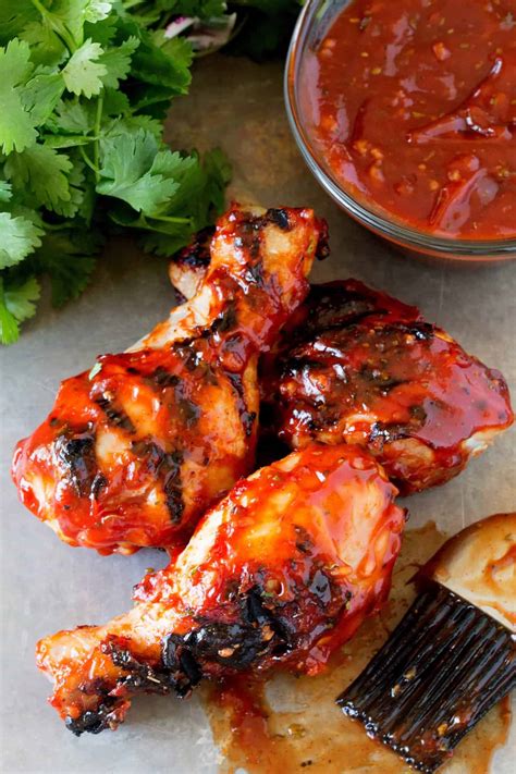 Hickory Smoked BBQ Chicken Drumsticks - Cafe Delites