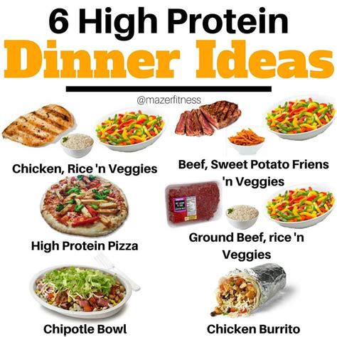 6 High Protein Dinner Ideas - Easily Customizable for Your Needs
