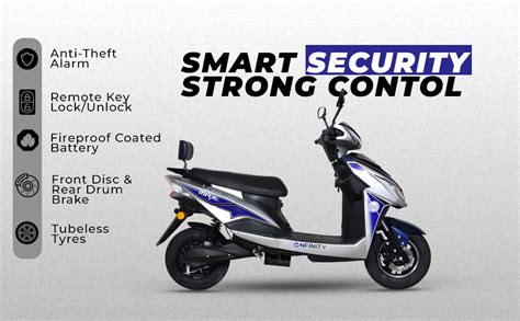 Enfinity Delta 1101 Low Speed Non-RTO Electric Scooter for Adults with ...