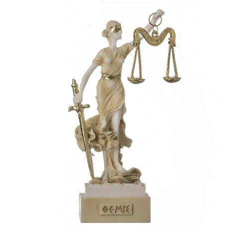 Buy Greek Goddess Themis 5.5" Statue Blind Lady Justice Lawyer Gift ...