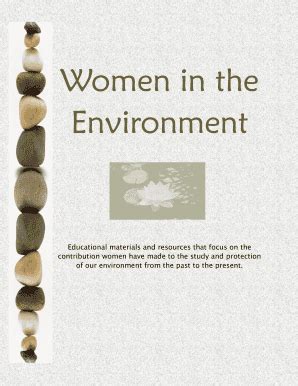 Fillable Online Women in the Environment Fax Email Print - pdfFiller