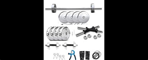 Buy MUNDET WALA Home Gym Combo, Home Gym Set, Steel Weight Plates with ...