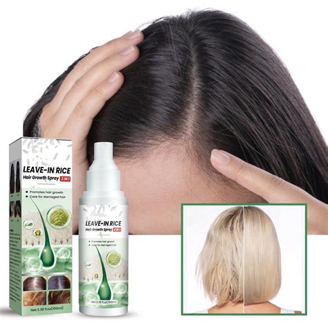 Buy Rice Water For Hair Growth Vegan Conditioner Spray Hair Care ...