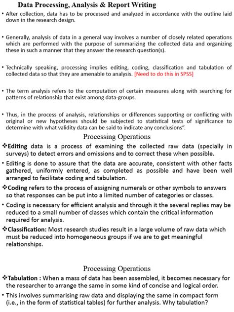 Lecture Seven-Data Analysis and Report Writing | PDF | Statistics ...