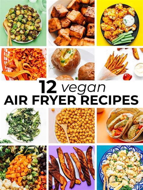 vegan air fryer dinner recipes uk