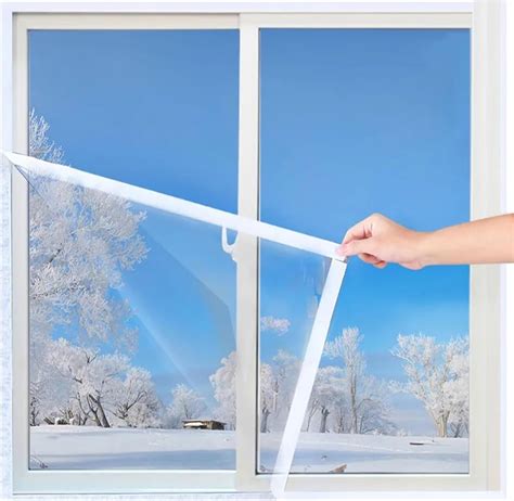 Indoor Window Insulation Kit, Insulator Kit for 130x150cm Windows ...