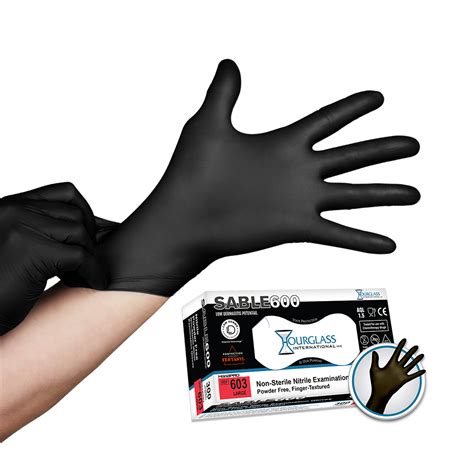 Black Nitrile Gloves | Left Coast Wholesale