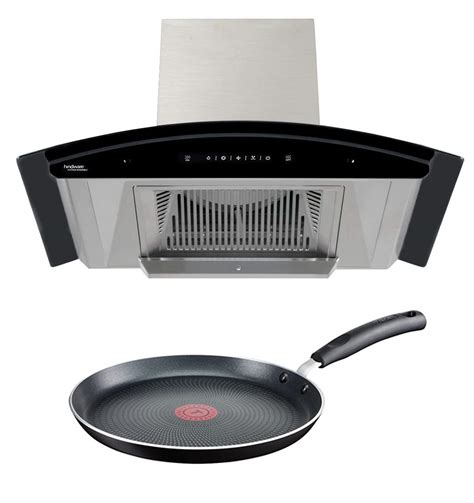 Buy Hindware Oasis Inox 90 Cm Wall ed Chimney (Motion Sensor,1200 M3/Hr ...