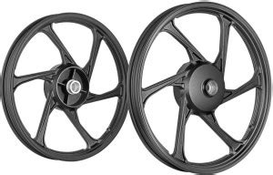 Speedwav 274576 Front, Rear Alloy Iron Hero Passion Pro Motorbike Tyre ...