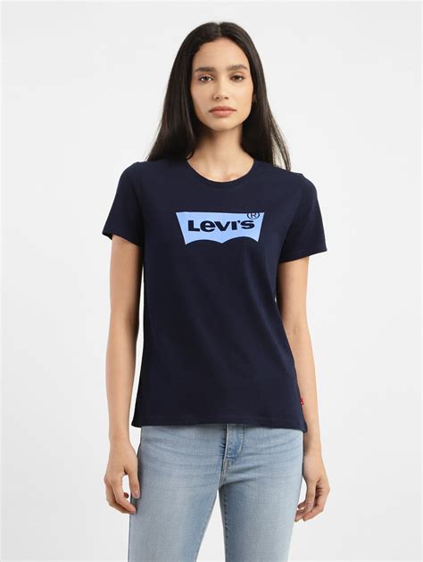 Women's Brand Logo Round Neck T-shirt – Levis India Store