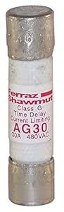 25A Time Delay Cylindrical Class G Fuse 480VAC : Amazon.in: Industrial ...