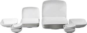 Shay Pack of 20 Porcelain Dinner Set Price in India - Buy Shay Pack of ...