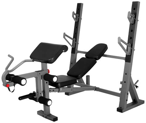Buy XMark International Olympic Weight Bench with Leg and Preacher Curl ...