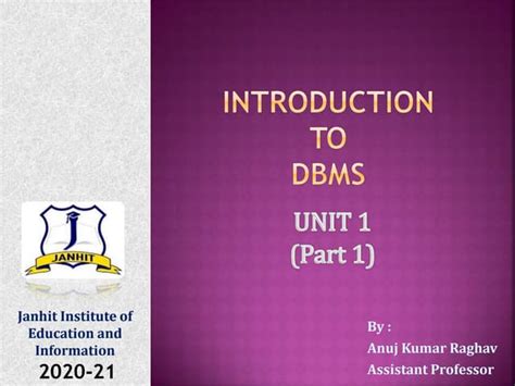 Image result for DBMS Basic Introduction