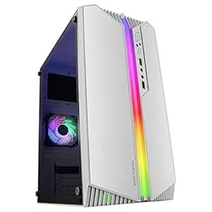 Mars Gaming MC-S1, Ultra-Compact Micro-ATX PC Case, ARGB Front Lighting ...