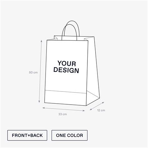 B95 (33 x 50 x 12 cm) Bolsa de papel impresa con asa/glovostore