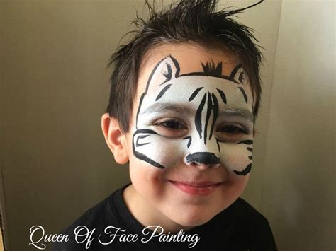 Zebra Face Painting at PaintingValley.com | Explore collection of Zebra Face Painting