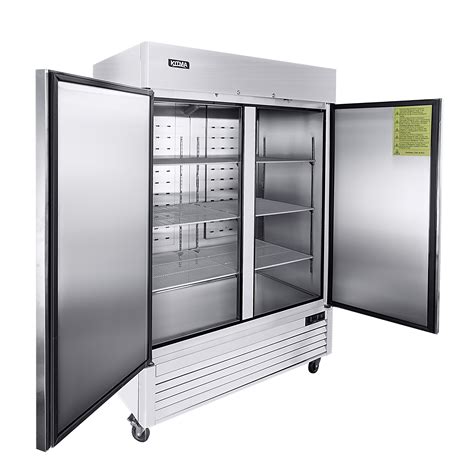 Buy KITMA 54" Two Section Solid Door Reach-in Commercial Refrigerator ...