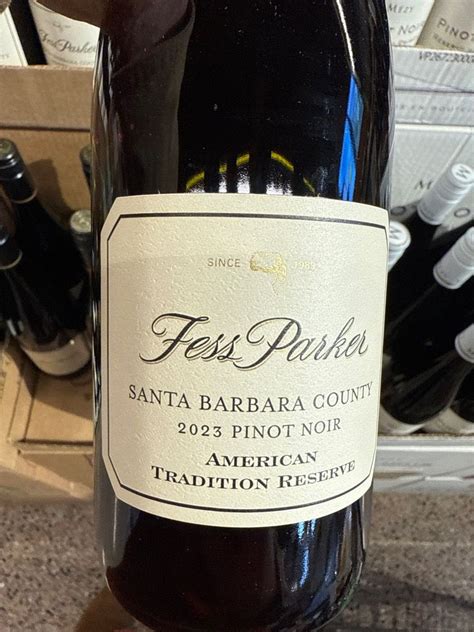 2023 Fess Parker Pinot Noir American Tradition Reserve, USA, California ...