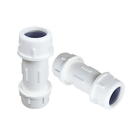 PVC Pipe Compression Coupling 1 1 2 Inch 的图像结果