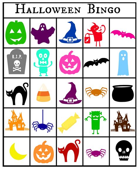 Halloween Bingo Cards Printable