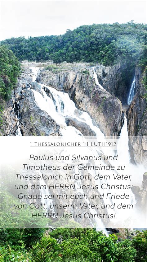 1 Thessalonicher 1:1 LUTH1912 Mobile Phone Wallpaper - Paulus und ...