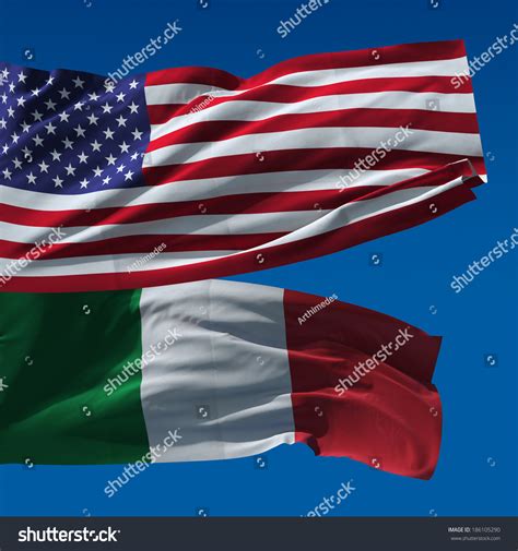 258 Italian American Flag Waving Images, Stock Photos & Vectors ...