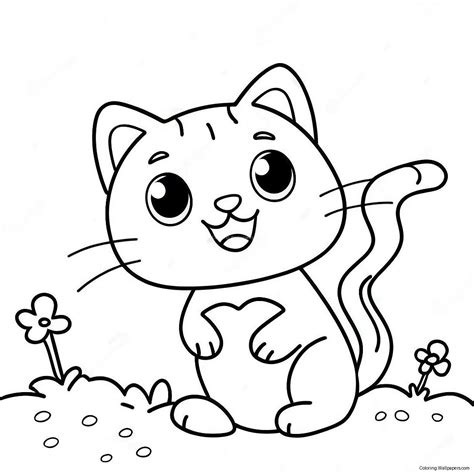 Candy Cat Poppy Playtime Coloring Page (54073-42773)