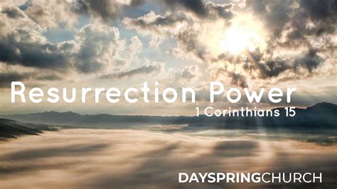 Image result for Resurrection Power