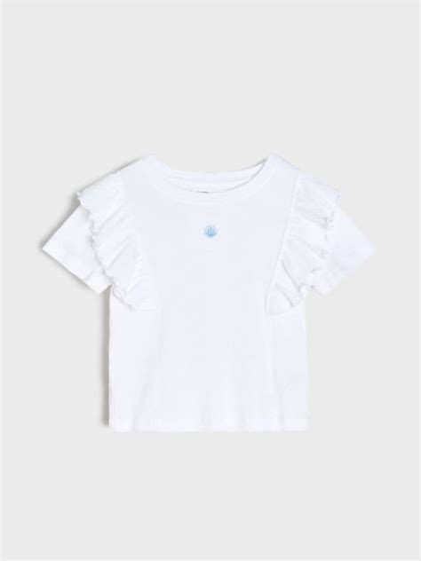 Tricou Culoare alb - SINSAY - 835DR-00X