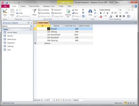 MS Access How to Add a Table in Design View 的图像结果