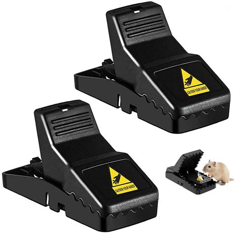 HASTHIP® 2Pcs Rat Traps House Garden Patio, Reusable Mouse Traps for ...