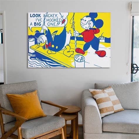 Roy Lichtenstein Mickey Mouse And Donald Duck