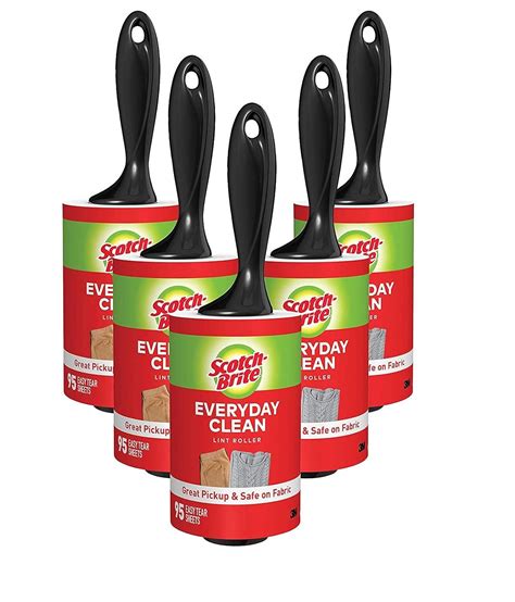 Buy 3M Pet Lint Roller, 95 Sheets, 5 Count Online at Low Prices in ...