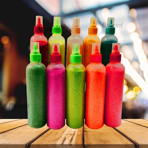 Buy Buyent Rangoli Colour Powder Bottle Colour for Rangoli Designs ...