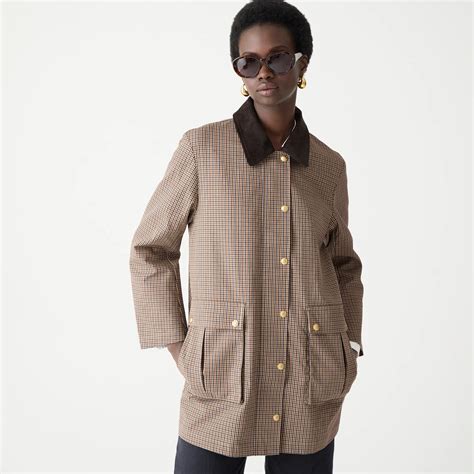 J.Crew: Heritage Barn Jacket™ In Plaid For Women