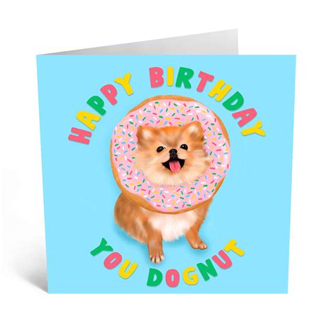Central 23 Birthday Card For Sister Happy Birthday You Dognut ...