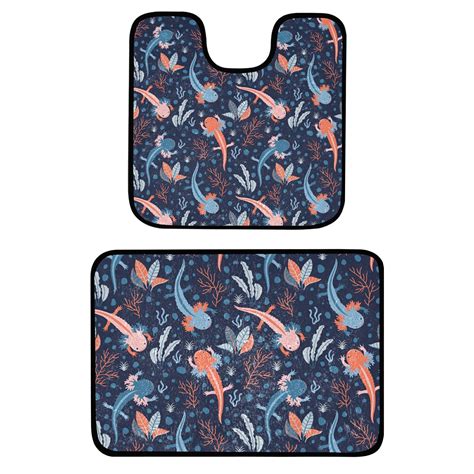 Axolotl Coral Reef Sea Plants In Red And Blue Shades | Desertcart INDIA