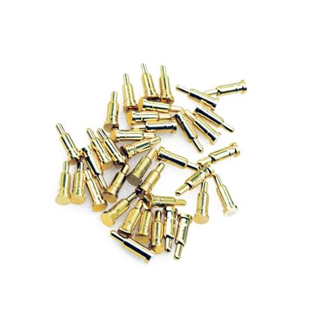 Buy 30PCS Gold Plated Spring Loaded Thimble Pogo Pins Probes 2mm Dia 7 ...