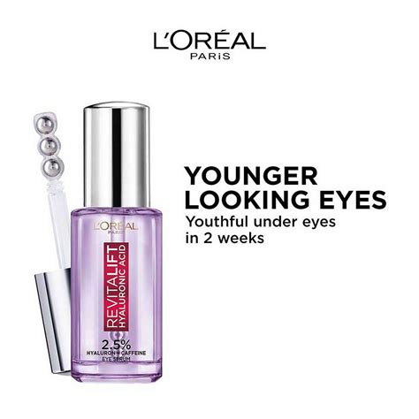 Buy L'Oreal Paris Revitalift Hyaluronic Acid Eye Serum, 20 ml Online at ...