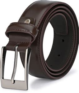 Pacific Gold Men Formal Brown Genuine Leather Belt Brown - Price in ...