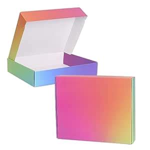 DEZIBOX 20 Pack 10x8x2 Inch Cardboard Mailing Boxes Packaging ...