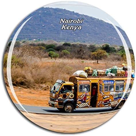 Buy Weekino Masai Village Kenya Fridge Magnet 3D Crystal Glass Tourist ...