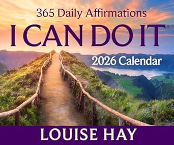 I Can Do It® 2026 Calendar: 365 Daily Affirmations : Hay, Louise ...