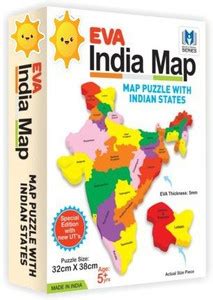 shopviashipping EVA India MAP with new UT's & 12 Pages Information ...
