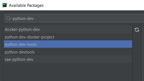 Python Developer Package 的图像结果