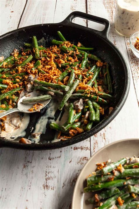 Skillet Green Bean Casserole - Camp.Grill.Eat.
