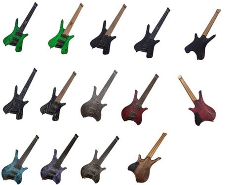 Buy Guitarra Elétrica feito à mão Headless Ventilador Em Forma De ...