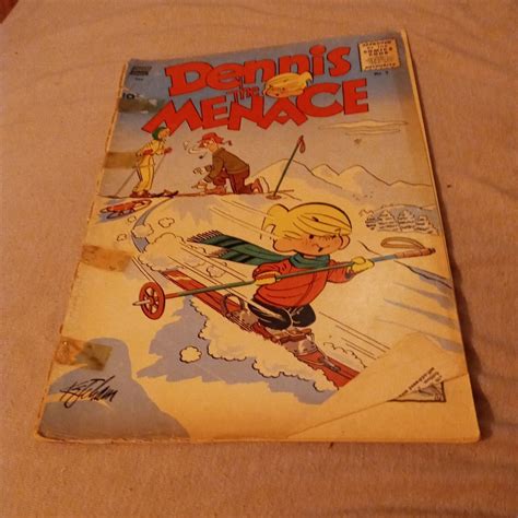 Dennis the Menace #9 standard comics 1955 golden age cartoon strip ...
