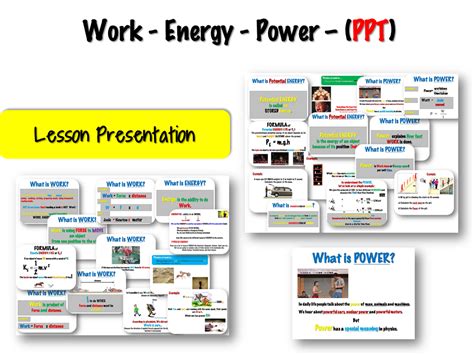 Image result for Free Science Lesson Power
